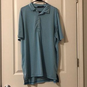 Light blue men's golf shirt